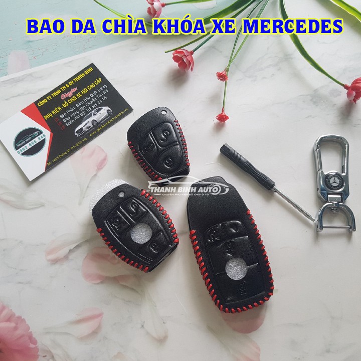 Móc Treo Chìa Khóa Bao Da Cao Cấp Xe Mercedes - Thanh Bình Auto