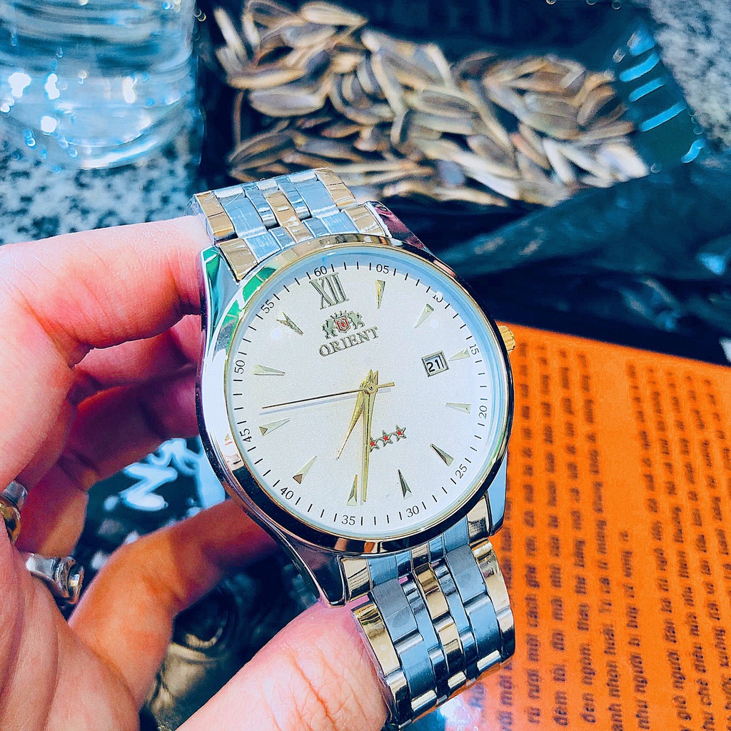 Đồng hồ nam Orient ba sao - kính shapphire - chống nước tuyệt đối