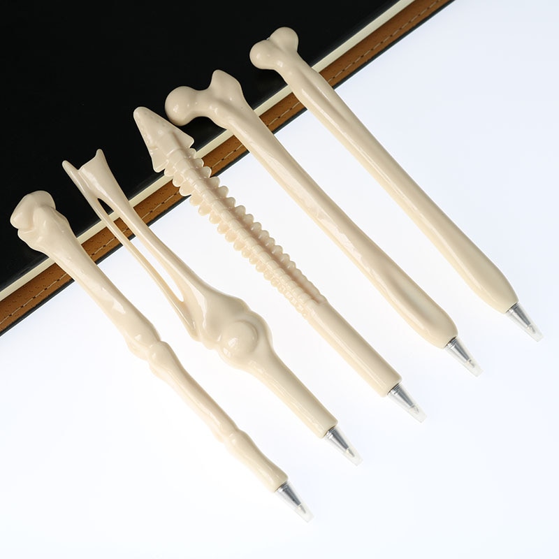 Set 5 Bút Bi Hình Khúc Xương Sáng Tạo