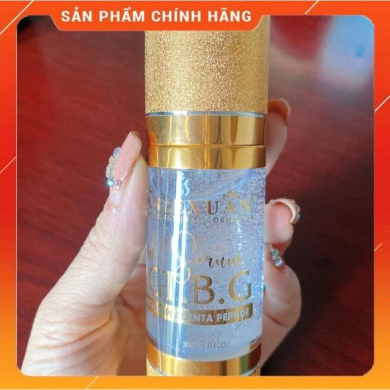 Serum tế bào gốc placenta petide 30ml - LEXUAN COSMETICS ngăn ngừa lão hóa da mờ thâm nám xóa nhăn hiệu quả