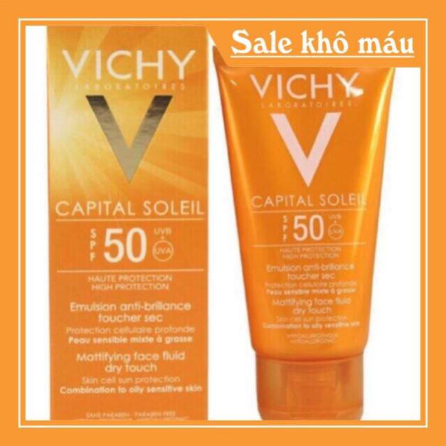 [Chính Hãng] Kem chống nắng khổng nhờn rít Vichy SPF50 (60ml)