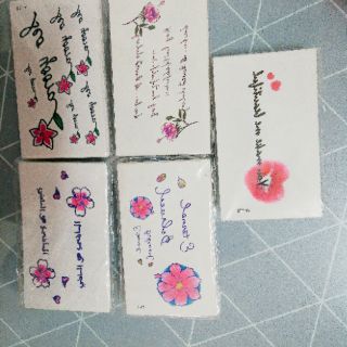 💋 Set 75 hình xăm dán hình hoa siêu đẹp ( 30 tấm )