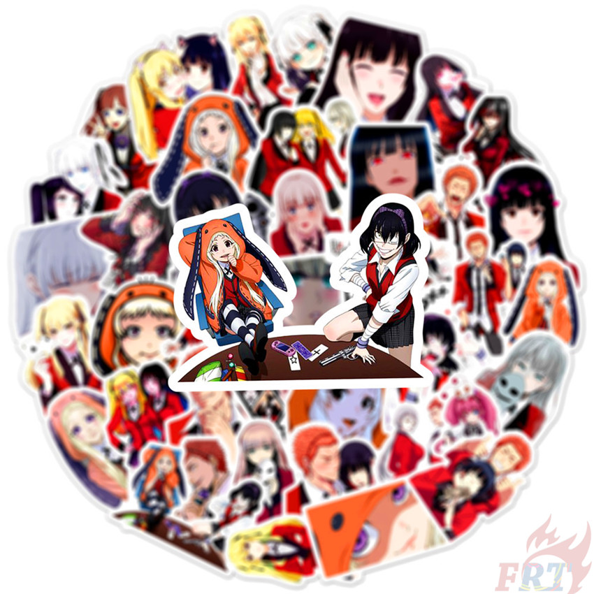 ❉ Kakegurui - Series 05 Anime Stickers ❉ 50Pcs/Set Jabami Yumeko DIY Fashion Doodle Decals Stickers