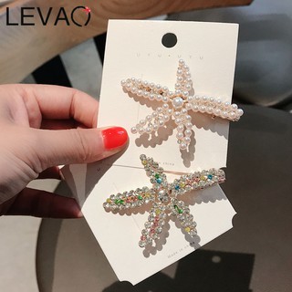 Kẹp Tóc Hình Sao Biển Đính Đá Xinh Xắn