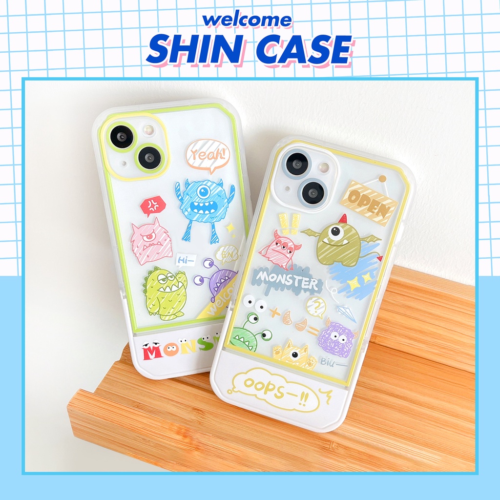Ốp lưng iphone chống lưng oops monster 6/6plus/6s/6splus/7/7plus/8/8plus/x/xs/11/12/13/14/pro/max/promax/plus/shin/case