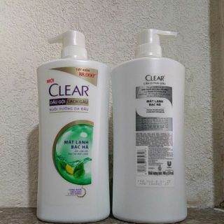 Dầu gội Clear 900g bạc hà