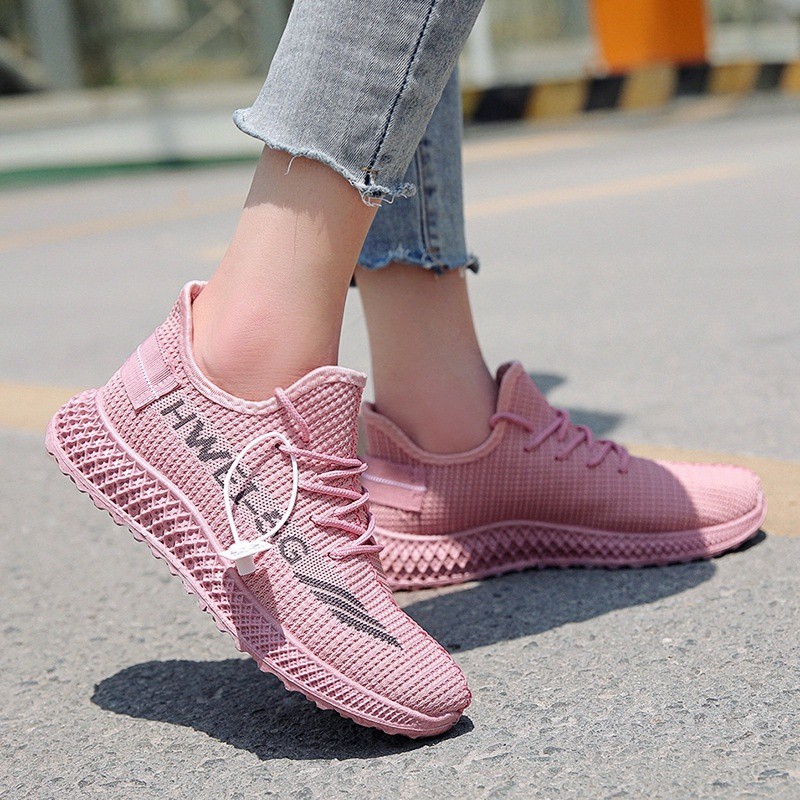 Giày Sneaker Nữ 5G Đế 3D Chất Liệu Vải Thoáng Mát Phong Cách Hàn Quốc