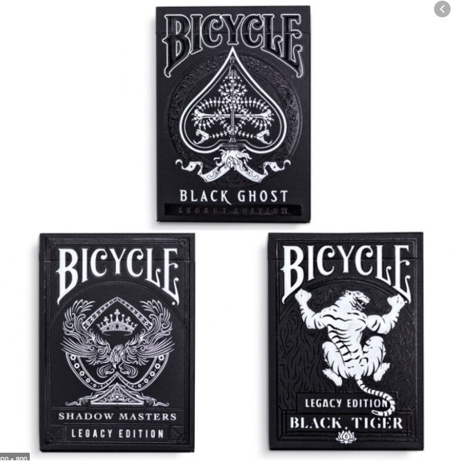 Bộ Bài Black Tiger/Ghost/Shadow Master Legacy Edition Playing Cards [Hàng Mỹ]