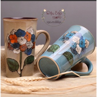 (ORDER) SET 4 CỐC SỨ PHONG CÁCH VINTAGE