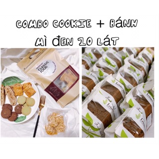 Combo cookies + bánh mì đen 10 lát
