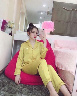 Bộ lụa mặc nhà cao cấp
