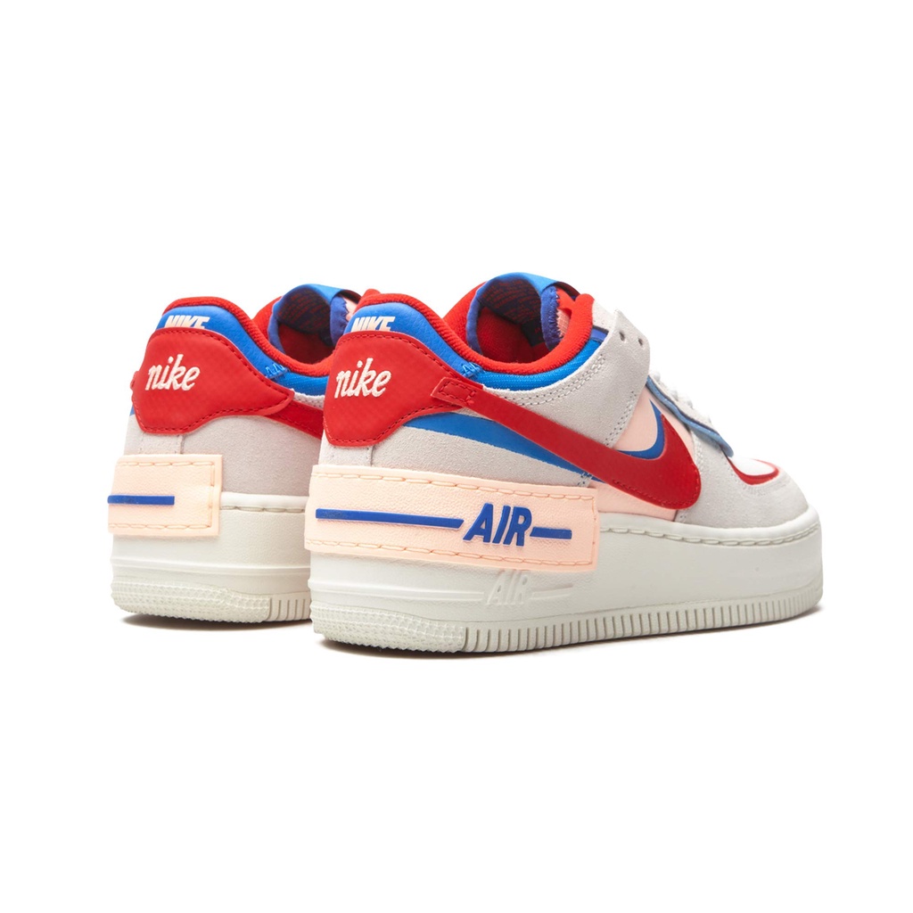 Giày Nike Air Force 1 Shadow "Sail Red" CU8591 100 - Hàng chính hãng - Voss Authentic