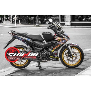 Tem Trùm Winner 150 BumBLeBee Đen Vàng