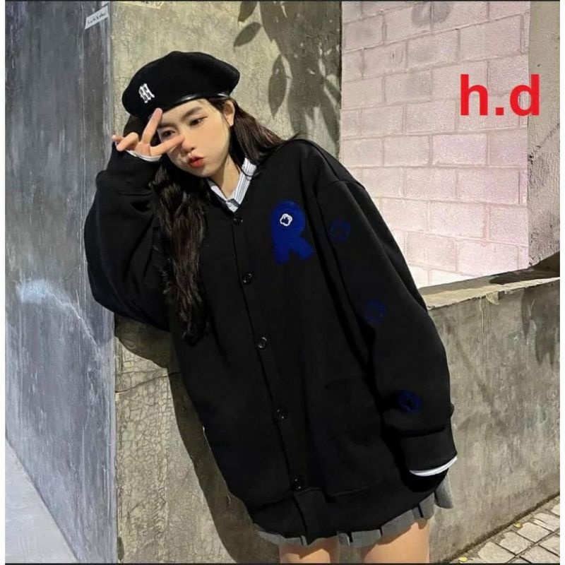 ÁO KHOÁC NỮ, ÁO KHOÁC CADIGAN 2 MÀU ĐEN TRẮNG HOT TREND, CHẤT MỀM, KHÔNG BAI KHÔNG XÙ
