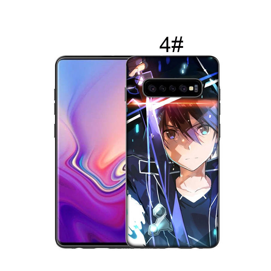 Ốp Lưng Mềm In Hình Sword Art Online Cho Samsung Galaxy Note 8 9 10 Plus A10 A20 A30 A30s A20e Md72