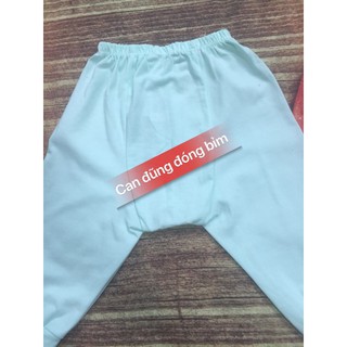 Quần sơ sinh đáp đũng cho bé chất đẹp