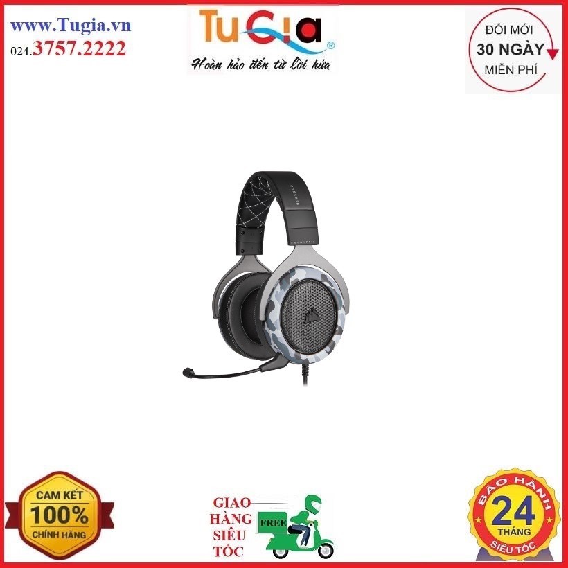 [Mã SKAMA07 giảm 8% đơn 250k]Tai nghe Corsair HS60 HAPTIC Surround 7.1 CA-9011225-AP