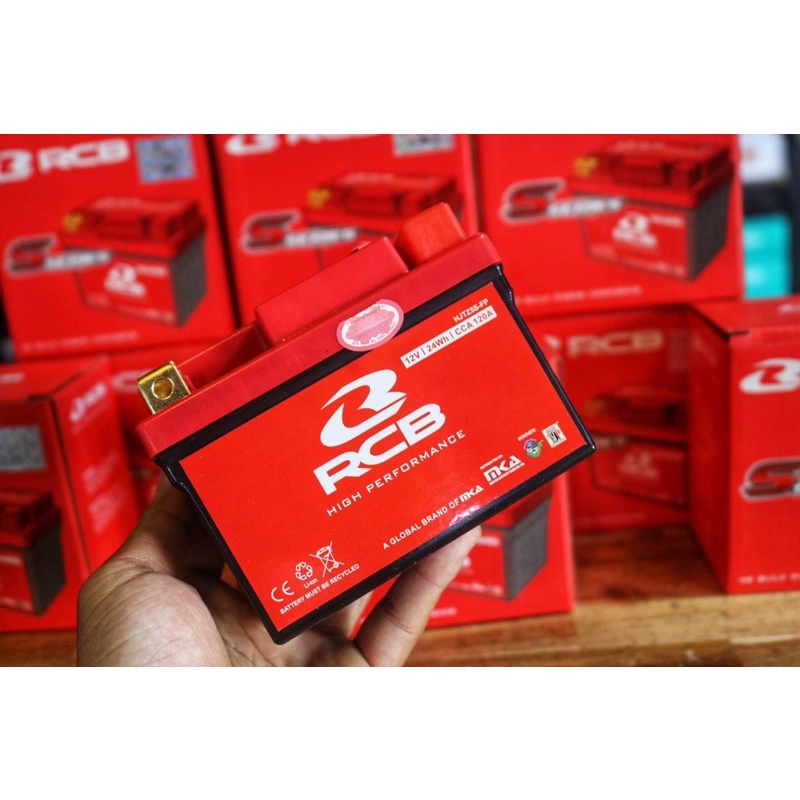 Bình pin Điện RCB Lithium gắn cho các loại xe  chính hãng