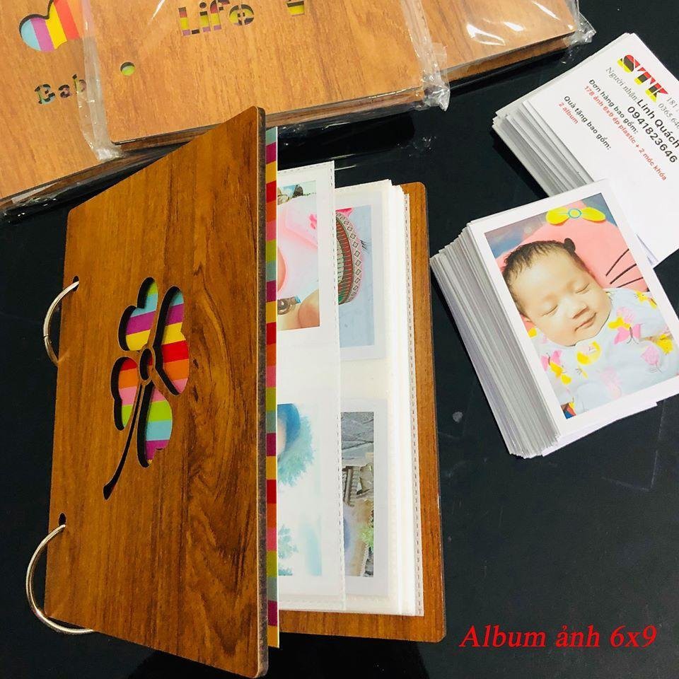 Album bìa gỗ đựng 200 ảnh 7x10