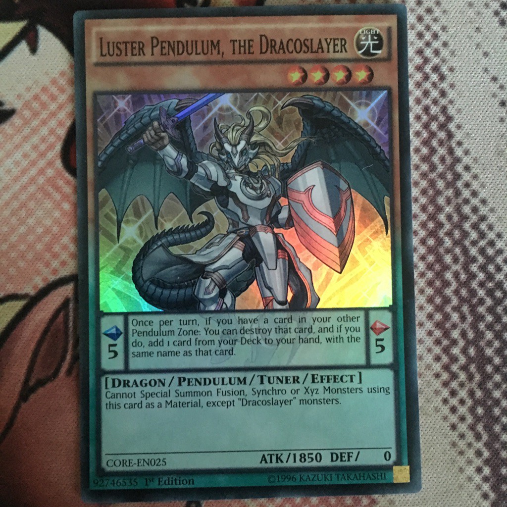 [EN-JP][Thẻ Bài Yugioh Chính Hãng] Luster Pendulum, the Dracoslayer