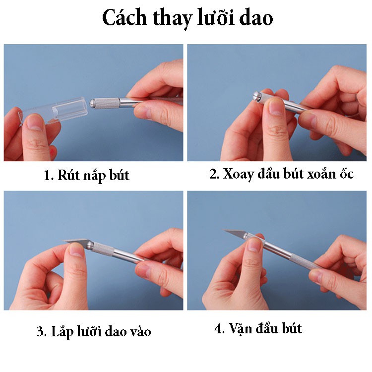 Dao trổ Cắt Giấy JuneSix