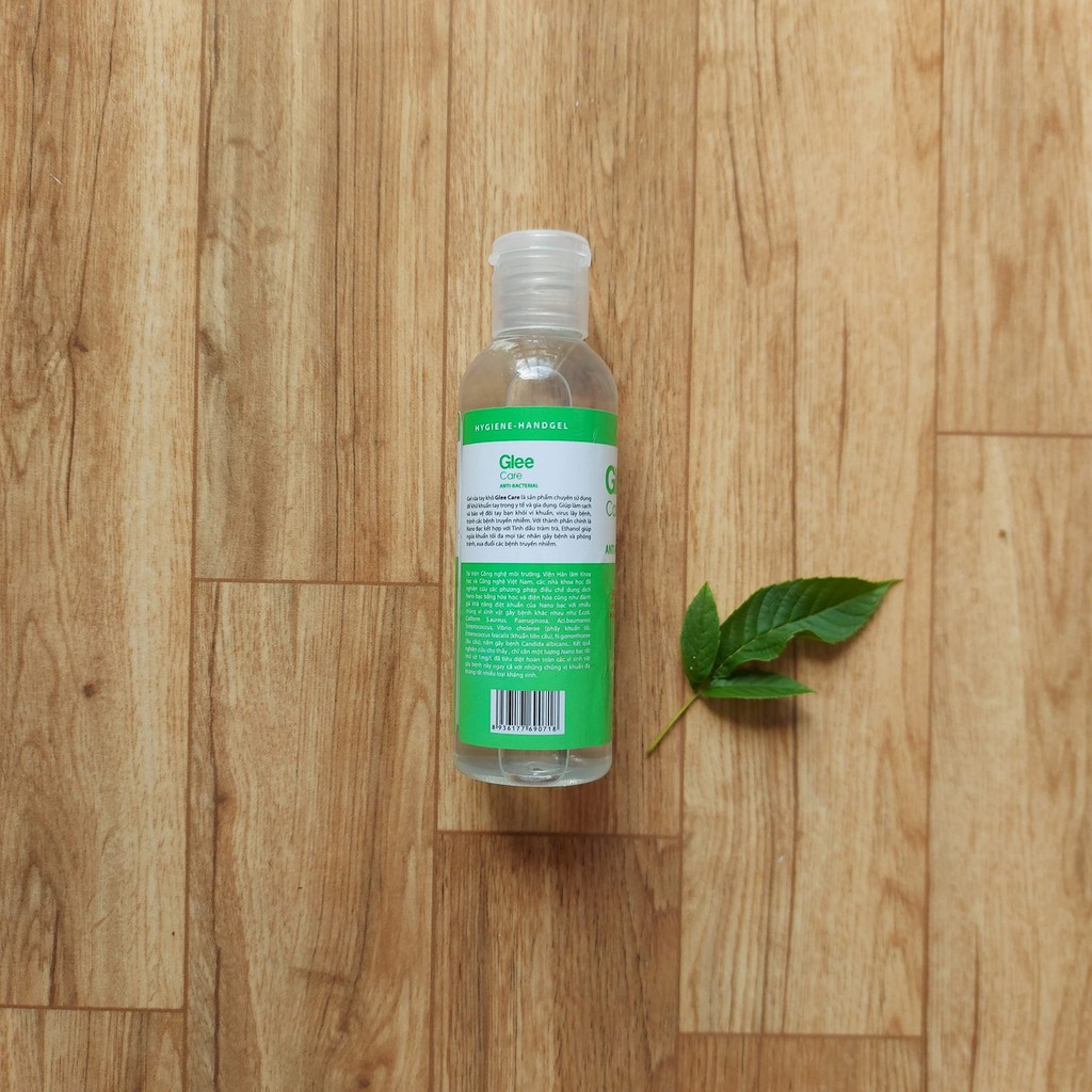 Gel rửa tay khô Glee Care 100ml (Hương trà xanh) Công nghệ Nano Bạc diệt khuẩn | BigBuy360 - bigbuy360.vn