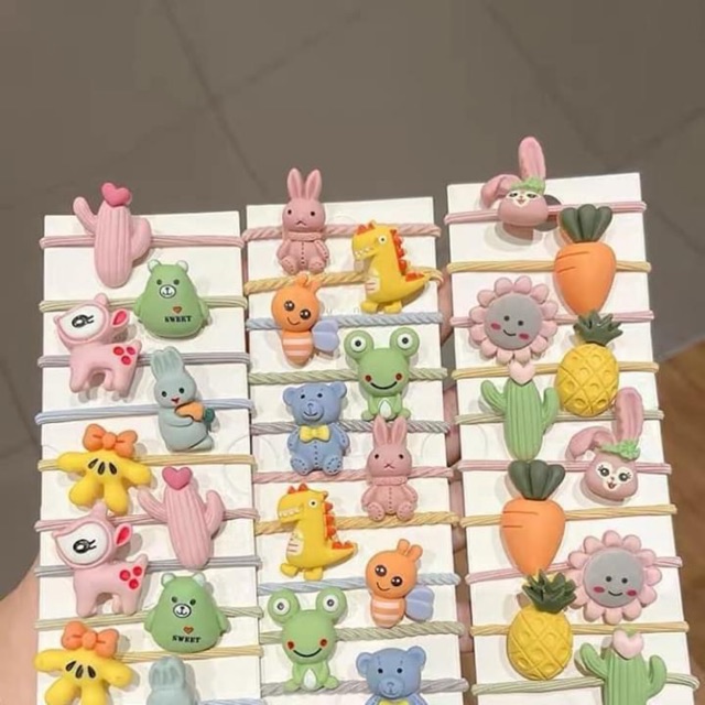 Set 10 dây buộc tóc