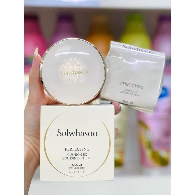 Set Phấn Nước Sulwhasoo Perfecting Cushion EX No.21