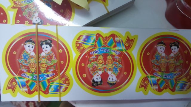 [VPP] [Combo] tem chúc mừng năm mới - happy new year cho khách - tem dán decal | BigBuy360 - bigbuy360.vn
