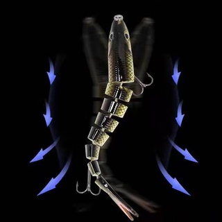 Mồi Câu Cá Giả Bằng Nhựa Cứng Nhiều Khớp Nối 13.5cm / 20G