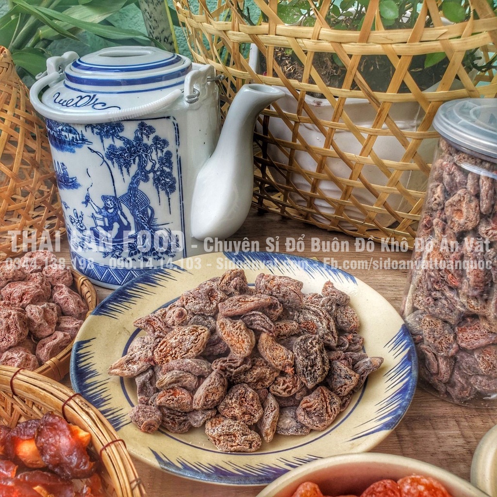 [Mã 55FMCGSALE1 giảm 10% đơn 250K] Xí Muội Oliu Chua Ngọt (Không Hạt) Lon 500gr