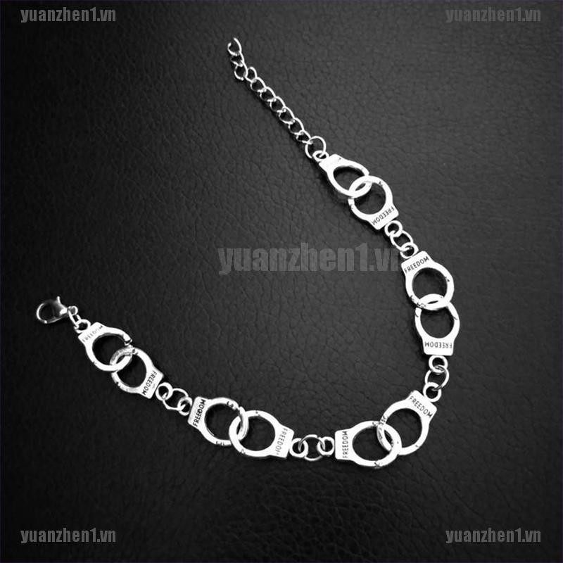 [YUANZHEN1] Vòng Đeo Tay Cặp Đôi Phong Cách Punk Freedom