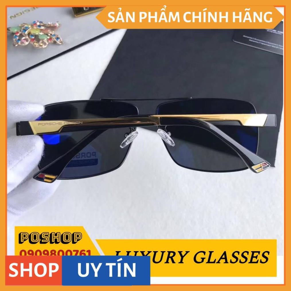 KÍNH MÁT NAM VUÔNG CAO CẤP 8712 Tròng POLAROID TRÒNG THỦY TINH chống uv400 chống chói tặng kính đi đêm | BigBuy360 - bigbuy360.vn