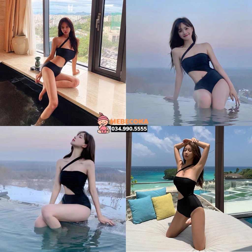 BIKINI LOẠI ĐẸP ,Bikini 1 mảnh ,Bộ đồ bơi nữ chiết eo 1 dây chéo vai SEXY hàng Loại 1