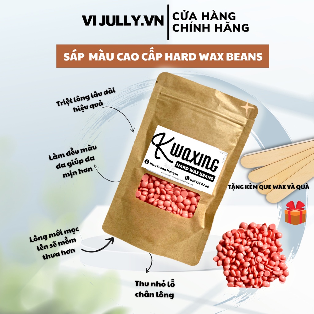 [KHÁCH SỈ] 1KG Sáp Hard Wax Beans Nhập Khẩu Hạt Wax Lông Nóng Hạt Đậu Cao Cấp Siêu Bám Lông Triệt Lông Vĩnh Viễn Tại Nhà