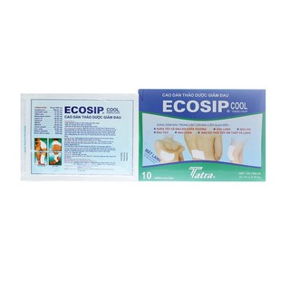 Miếng dán giảm đau Ecosip Lạnh