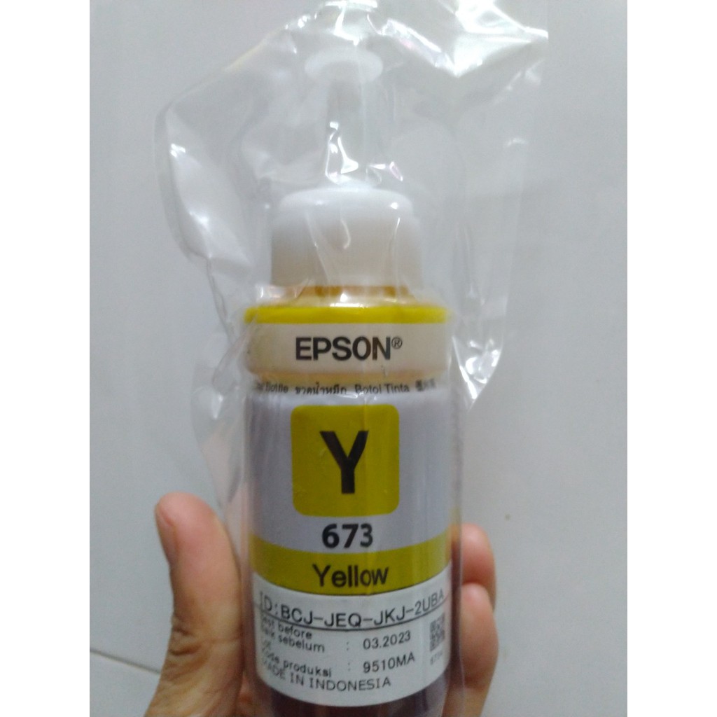 Mực Epson 673 màu vàng dành cho máy Epson L805 / L850 / L1800 / L810 / L800-vàng (Yellow)