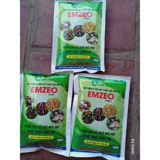 3 gói Chế phẩm vi sinh EM ủ rác, ủ phân EMZEO