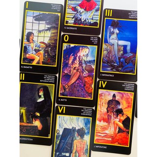 Tarotscopes  Bộ bài Tarot Manara Erotic Tarot