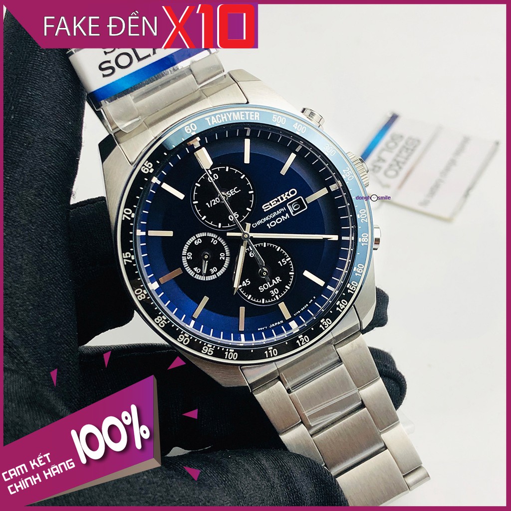 Đồng hồ nam Seiko solar chronograph V176 SSC719P1