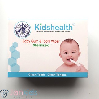 Hộp 25 gói gạc rơ lưỡi Kidshealth (250 chiếc)