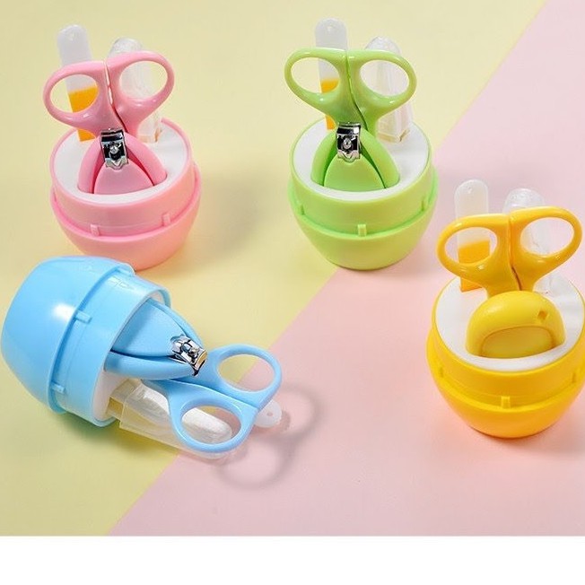 Bộ bấm móng tay 4 chi tiết cho bé sơ sinh cao cấp
