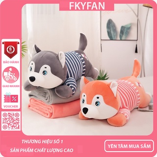 Bộ chăn gối văn phòng hình thú,Chăn gối văn phòng có mền tiện ích GB21