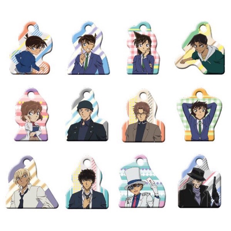 Pack móc khoá nhân phẩm Conan - gói ngẫu nhiên móc khoá Conan random keychain metal thám tử ensky Subaru Kaito