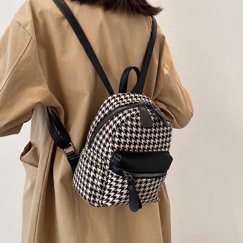 BALO MINI CARO THỜI TRANG NỮ DA PU CAO CẤP CHỐNG XƯỚC THỜI TRANG HÀN QUỐC BLN49H157 - Hàng nhập khẩu