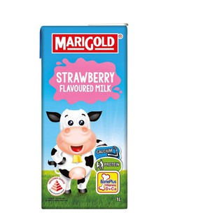 Sữa tươi marigold singapore đủ vị lốc 3 hộp x 200ml cho bé từ 12m