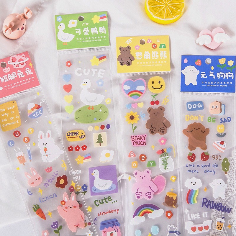 Dải stickers hoạt hình 35 cm