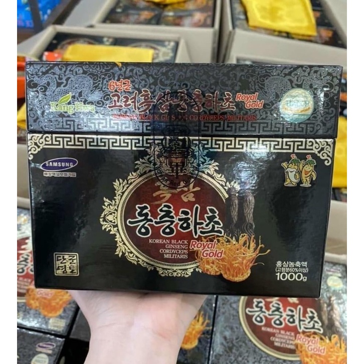 [HÀNG MỚI VỀ] Cao Hắc Sâm Đông Trùng Hạ Thảo Hàn Quốc Cô Đặc 100%, Hũ 1kg