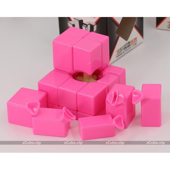 Khối Rubik 3x3 - Shengshou Tráng Gương Màu Hồng