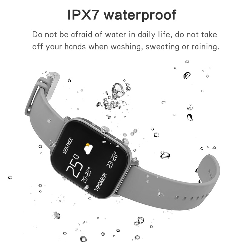Đồng hồ thông minh nữ LYKRY P8 1.4inch màn hình cảm ứng hỗ trợ chức năng GTS thể thao cho Xiaomi Huawei